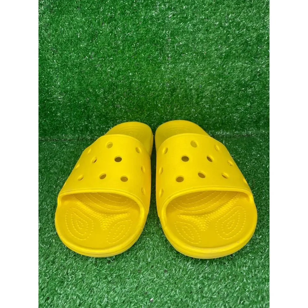 CROCS Classic Slide Yellow Mens Size 12